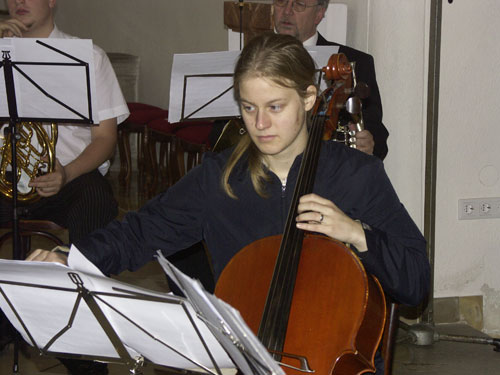 Cello in Nahaufnahme