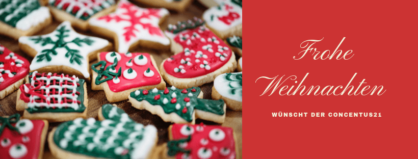 Frohe Weihnachten wünscht der Concentus21