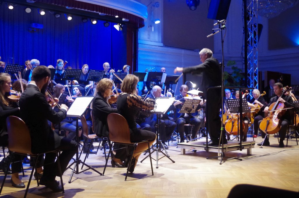 Orchester in Aktion